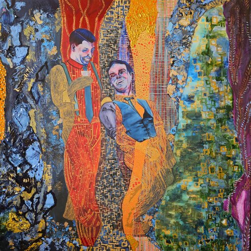Mixed Media Print 1/10: Peter&Piotr - Die zwei Männer von Eva Kristina Achilles, Druck kaufen auf Singulart