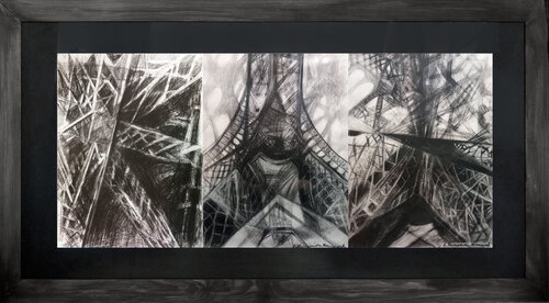 Konstrukcje III by Elżbieta Kamieńska-Mruszczak, 소묘 for Sale on Singulart
