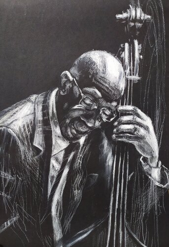 Jazz series by Elżbieta Kamieńska-Mruszczak, 소묘 for Sale on Singulart