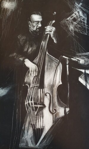 Jazz series II by Elżbieta Kamieńska-Mruszczak, Work on Paper for Sale on Singulart