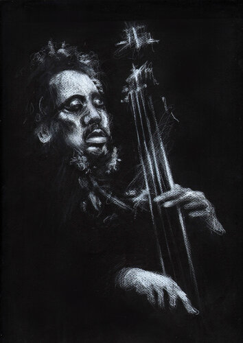 Jazz series IV "Charles" by Elżbieta Kamieńska-Mruszczak, Work on Paper for Sale on Singulart