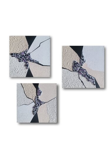 Rift 5 Triptych di Veronika Obushikhina Danilova, Pittura in vendita su Singulart