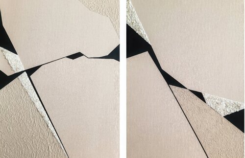 Rift 1 diptych di Veronika Obushikhina Danilova, Pittura in vendita su Singulart