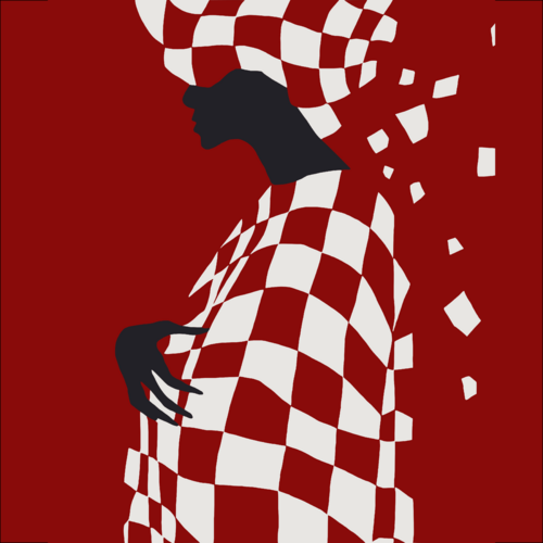 Composed 4 - Red (Limited edition print) von Veronika Obushikhina Danilova, Digital kaufen auf Singulart
