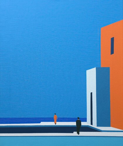 Plane, Threshold 1 de Veronika Obushikhina Danilova, Pintura a la venta en Singulart