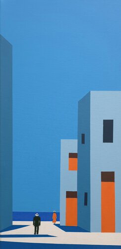 Plane: Threshold 3 de Veronika Obushikhina Danilova, Pintura a la venta en Singulart