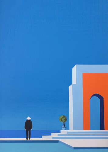 Plane: Threshold 7 di Veronika Obushikhina Danilova, Pittura in vendita su Singulart