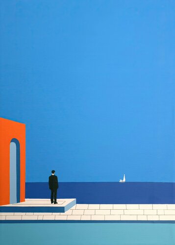 Plane: Threshold 9 by Veronika Obushikhina Danilova, Painting for Sale on Singulart
