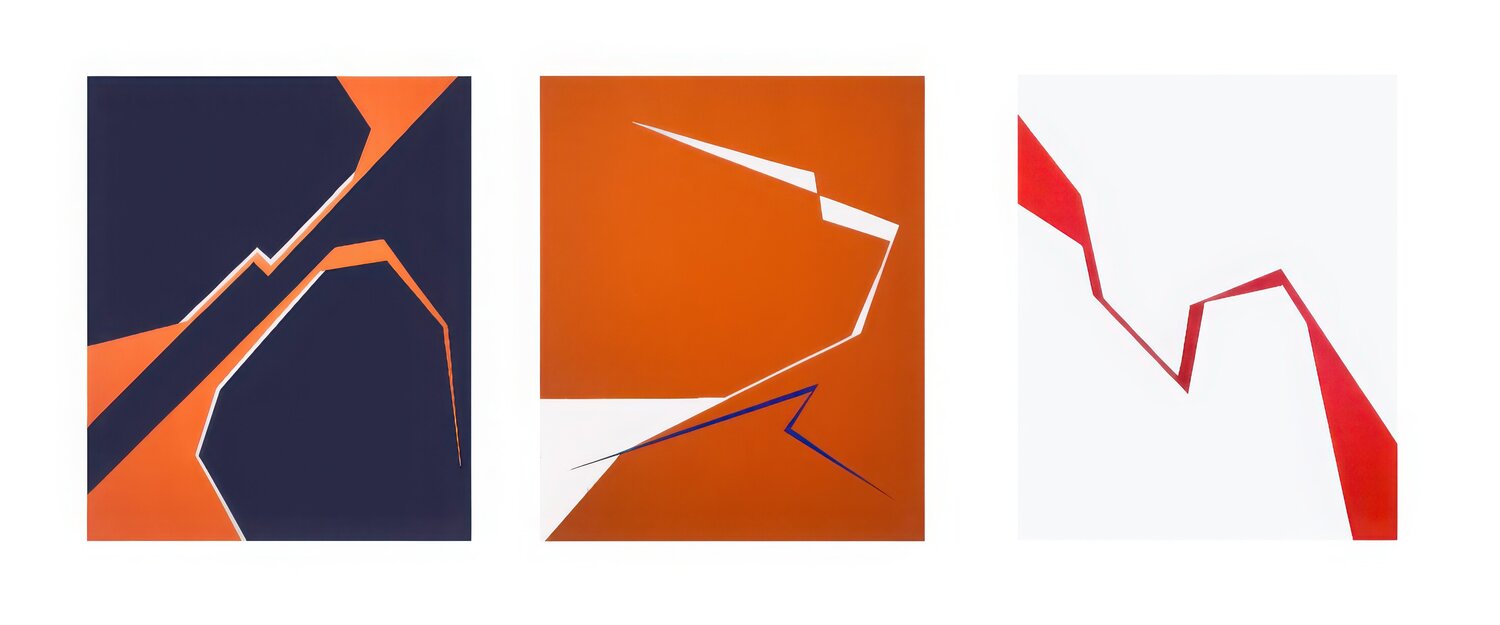 Fracture Sequence Triptych Veronika Obushikhina Danilova