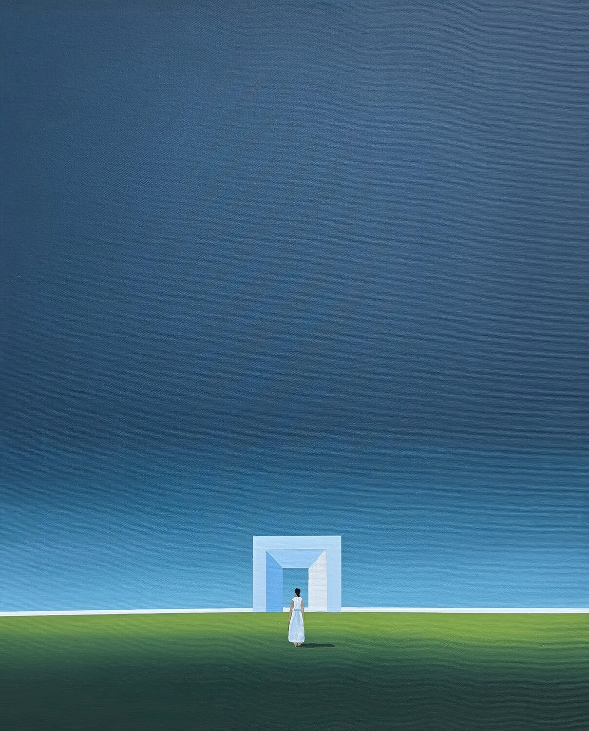 Plane, Threshold 11 Veronika Obushikhina Danilova Peinture originale à vendre