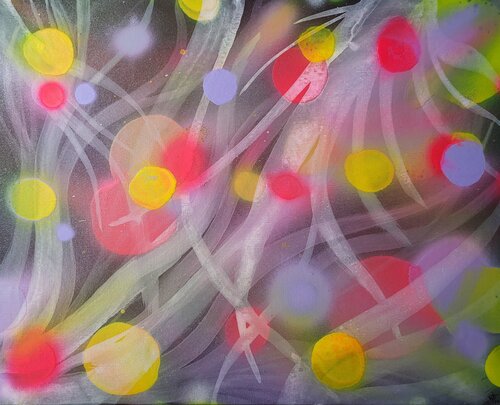 Life Is a Blast von Cécile Biancheri, Malerei kaufen auf Singulart