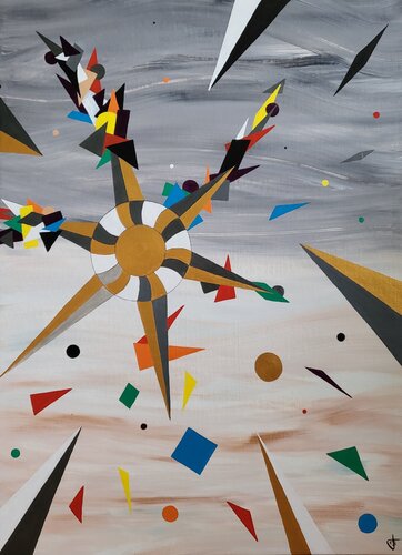 La Roue Tourne von Cécile Biancheri, Malerei kaufen auf Singulart