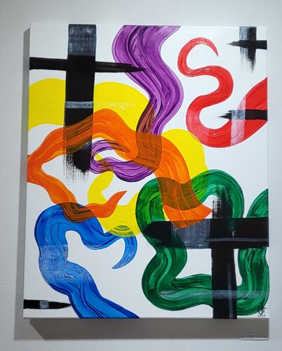 Vibrations de Cécile Biancheri, Pintura a la venta en Singulart