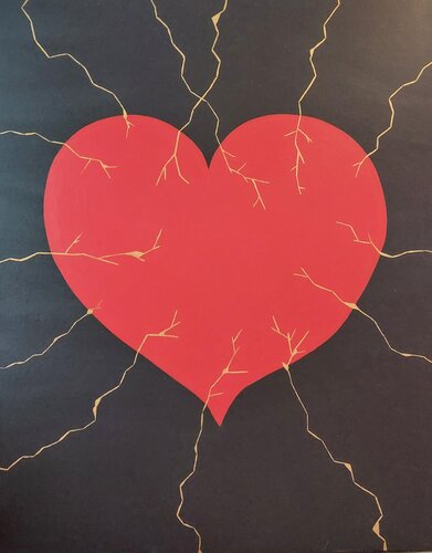 KINTSU ART von Cécile Biancheri, Malerei kaufen auf Singulart