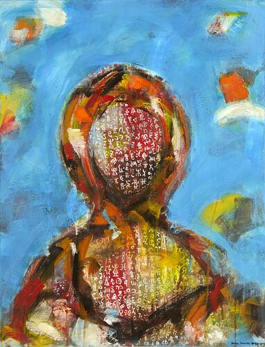 LA GARDIENNE di SONIA SOUISSI, Pittura in vendita su Singulart
