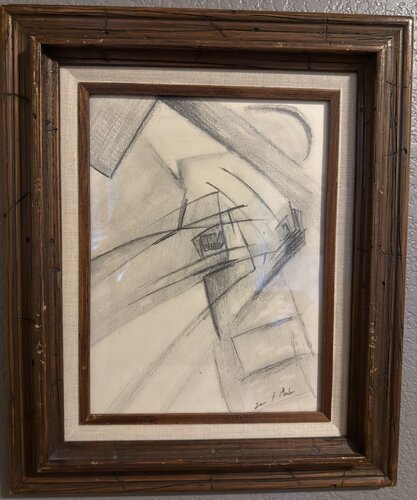 Bassist van Sean Plumb, Tekening te koop op Singulart