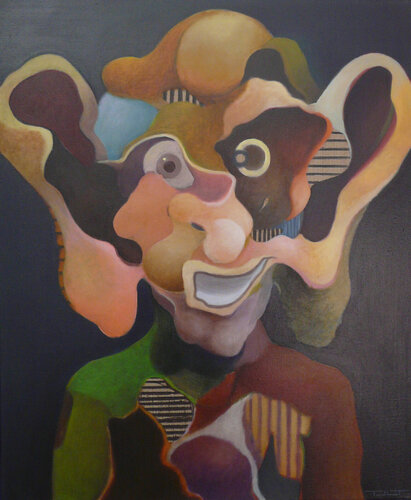 Clown - 028 van Yoann TOUBLANT, Schilderij te koop op Singulart