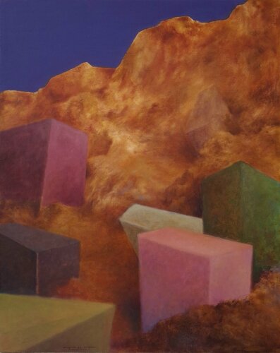 Paysage / Sans titre par Yoann TOUBLANT, Peinture en vente sur Singulart