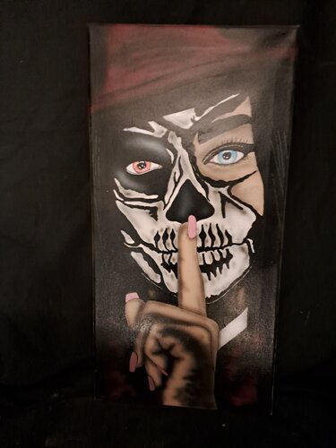 Shhh van Simone Grenzi, Schilderij te koop op Singulart