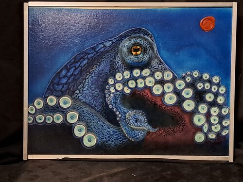 Polpo by Simone Grenzi, 絵画 for Sale on Singulart