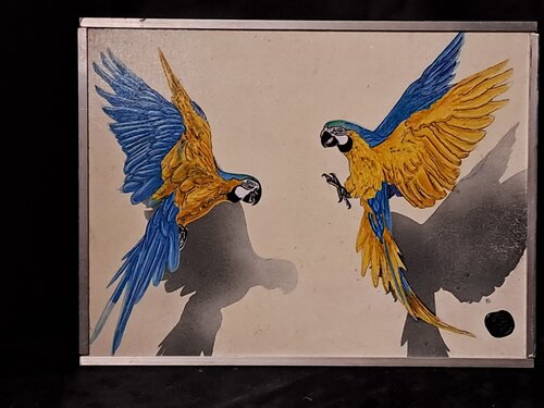 Pappagalli by Simone Grenzi, 絵画 for Sale on Singulart