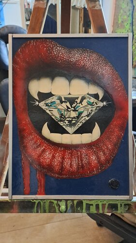 Diamond by Simone Grenzi, Painting for Sale on Singulart