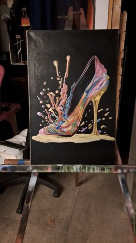 Scarpette di Simone Grenzi, Pittura in vendita su Singulart