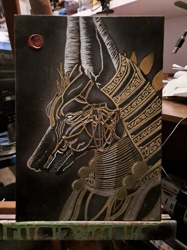 Anubi by Simone Grenzi, Painting for Sale on Singulart