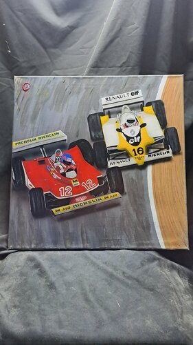 Villeneuve-Arnoux van Simone Grenzi, Schilderij te koop op Singulart