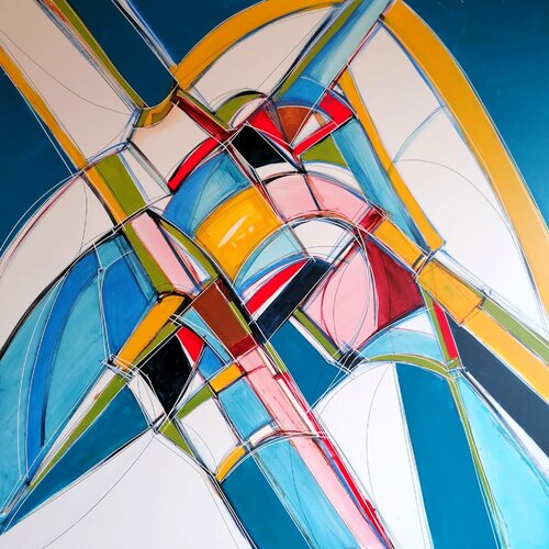 ATRACCIÓN di Antonio Casares Palma, Pittura in vendita su Singulart