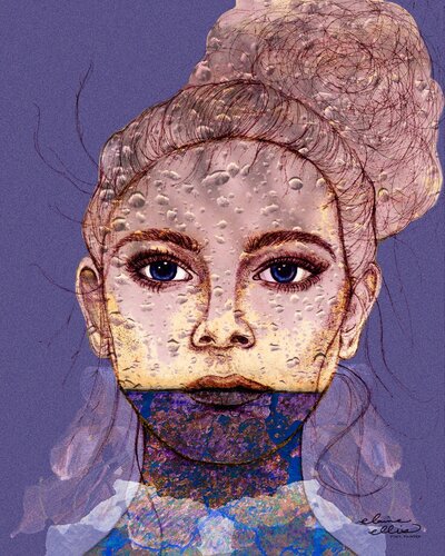 Mortal Landscapes II by Elaine Ellis, Digital for Sale on Singulart