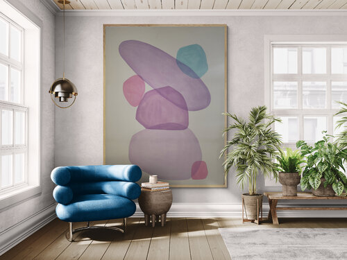 Lavendel Smile von Patricia Hausen, Malerei kaufen auf Singulart