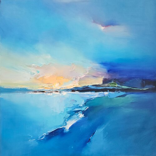Blue sea by Margarita Manoli, Painting for Sale on Singulart