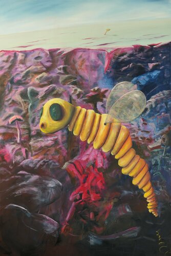 mocxbee van Mocx Dabbert, Schilderij te koop op Singulart