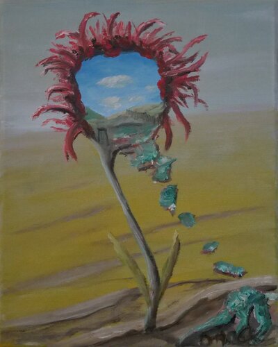 panorama blume von Mocx Dabbert, Malerei kaufen auf Singulart