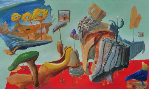 selbstportrait van Mocx Dabbert, Schilderij te koop op Singulart