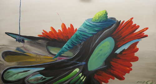 anlage der zukunft by Mocx Dabbert, Painting for Sale on Singulart