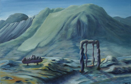 knife von Mocx Dabbert, Malerei kaufen auf Singulart