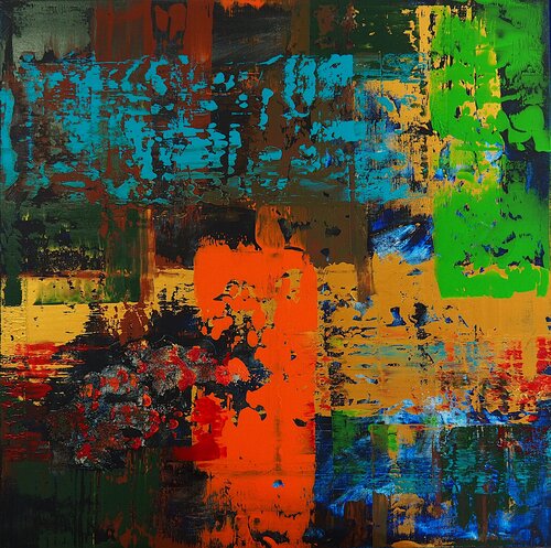 Le Chat Noir par Jean-François PIGNATEL, Peinture en vente sur Singulart