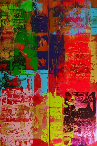 Les Deux Portes (diptyque) par Jean-François PIGNATEL, Peinture en vente sur Singulart