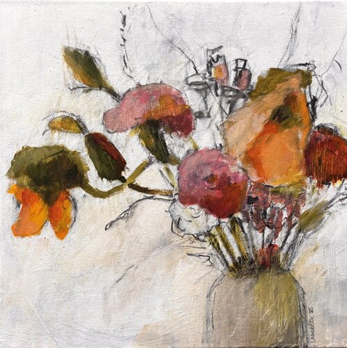 Blumenstrauß, quadratisch Barbara Landbeck