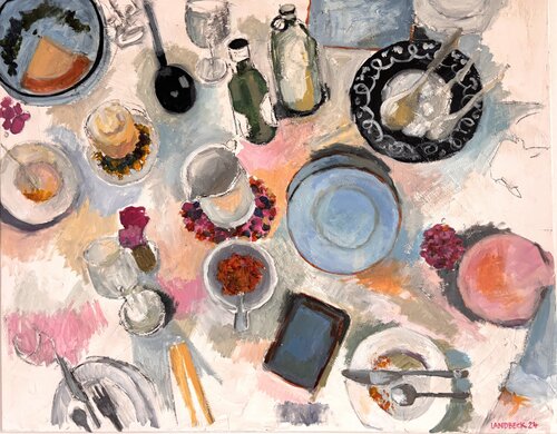 Gedeckter Tisch Barbara Landbeck