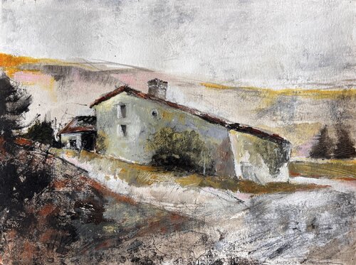 Verlassenes Haus von Barbara Landbeck, Malerei kaufen auf Singulart