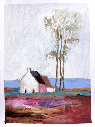 The House III par Barbara Landbeck, Peinture en vente sur Singulart