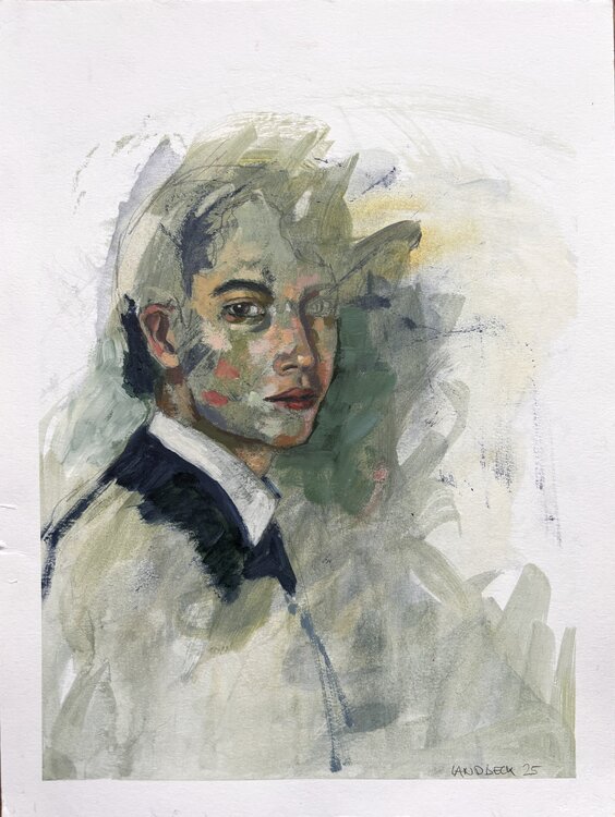 Study in Quiet Green I Barbara Landbeck
