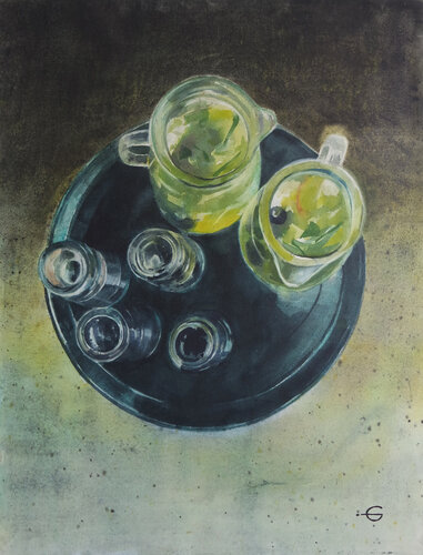 "Begegnungen"I par Irene Gravender, Œuvre sur papier en vente sur Singulart