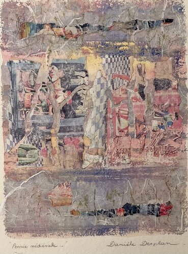 Medieval thought by Danielle Desplan, 종이 for Sale on Singulart