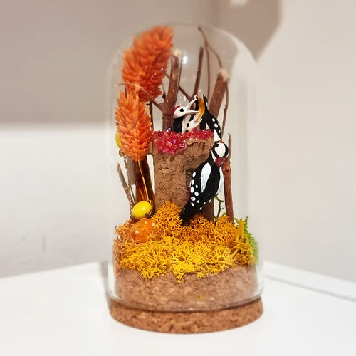 Woodpeckers in a Dome III by Santa Perpetua, Other Media for Sale on Singulart