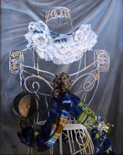 Hook Me Up di Debra Keirce, Pittura in vendita su Singulart