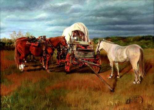 Evening Comes di Debra Keirce, Pittura in vendita su Singulart